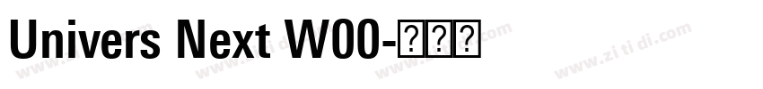 Univers Next W00字体转换
